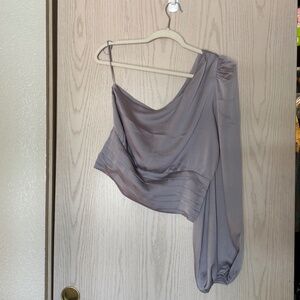 Express one shoulder top